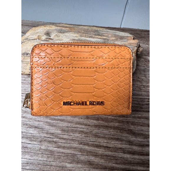Michael Kors Medium ZA Card Case Wallet Cider - Picture 2 of 7